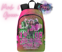 Load image into Gallery viewer, Kamala They Not Like Us Backpack (Pink &amp; Green)
