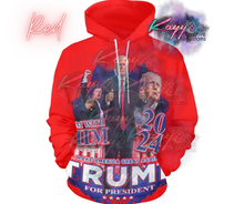 Load image into Gallery viewer, Trump I&#39;m With Him Adult Hoodie
