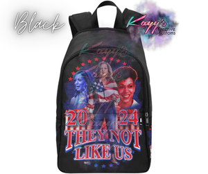 Kamala They Not Like Us Backpack (Red & Blue)