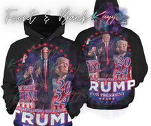 Load image into Gallery viewer, Trump I&#39;m With Him Adult Hoodie
