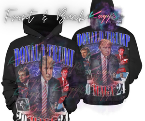 Trump MAGA 2024 Adult Hoodie