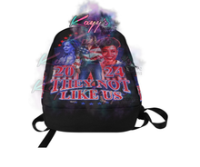 Load image into Gallery viewer, Kamala They Not Like Us Backpack (Red &amp; Blue)
