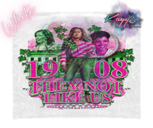 Load image into Gallery viewer, Kamala They Not Like Us Blanket (Pink &amp; Green)
