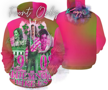 Load image into Gallery viewer, Kamala They Not Like Us Adult Hoodie (Pink &amp; Green)
