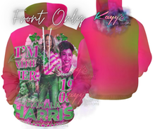 Load image into Gallery viewer, Kamala I&#39;m With Her Adult Hoodie (Pink &amp; Green)
