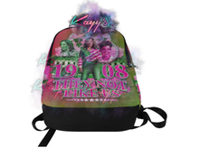 Load image into Gallery viewer, Kamala They Not Like Us Backpack (Pink &amp; Green)
