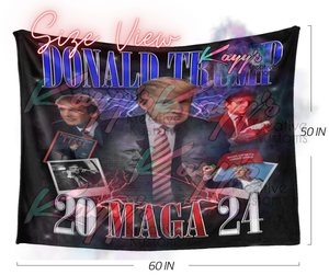 Trump MAGA 2024 Blanket