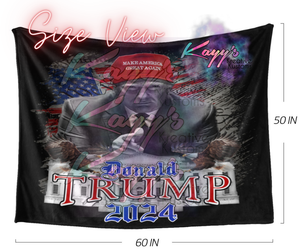 Trump 2024 Blanket