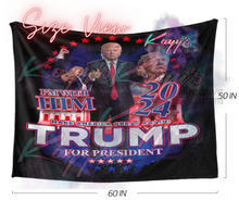 Load image into Gallery viewer, Trump I&#39;m With Him Blanket
