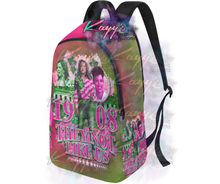 Load image into Gallery viewer, Kamala They Not Like Us Backpack (Pink &amp; Green)
