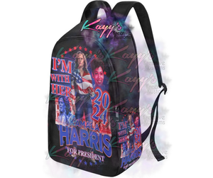 Kamala I'm With Her Backpack (Red & Blue)