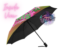 Load image into Gallery viewer, Kamala I&#39;m With Her Umbrella (Pink &amp; Green)
