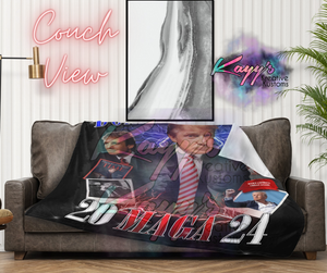 Trump MAGA 2024 Blanket