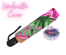 Load image into Gallery viewer, Kamala I&#39;m With Her Umbrella (Pink &amp; Green)
