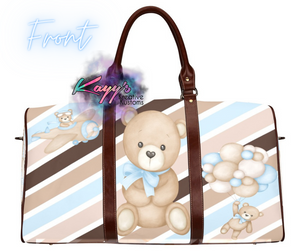 Beary Blue Travel Bag