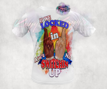 Load image into Gallery viewer, Ain&#39;t No Switchin&#39; Up Couples Rainbow T-Shirt
