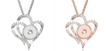 Load image into Gallery viewer, Personalized Double Heart Necklace
