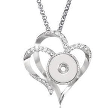 Load image into Gallery viewer, Personalized Double Heart Necklace
