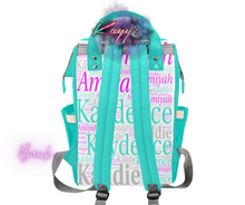 Load image into Gallery viewer, Name Diaper Backpack
