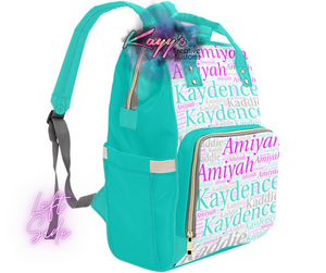 Name Diaper Backpack