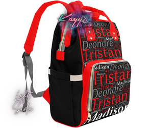 Name Diaper Backpack