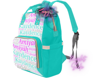 Name Diaper Backpack