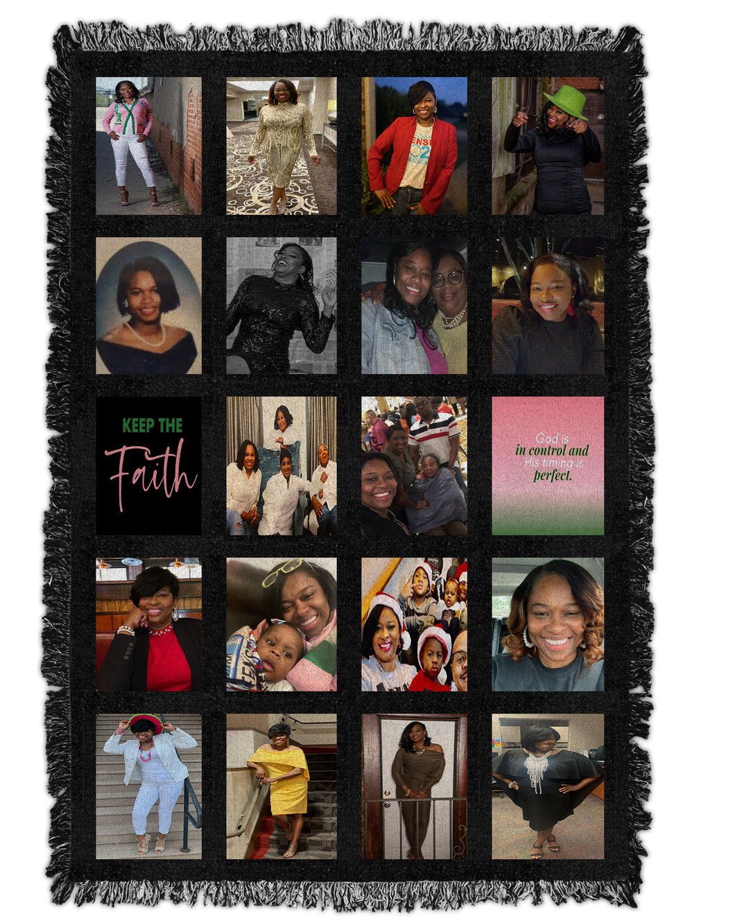 Personalized 20 Panel Blanket