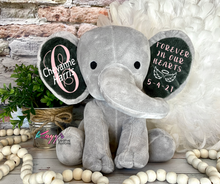 Load image into Gallery viewer, Memorial Stuffed Elephant
