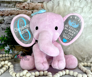 Memorial Stuffed Elephant