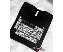 Load image into Gallery viewer, Periodic Table of Black Excellence T-Shirt / Sweater / Hoodie
