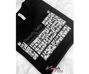 Periodic Table of Black Excellence T-Shirt / Sweater / Hoodie