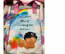 Load image into Gallery viewer, Rainbow Baby Diaper Backpack
