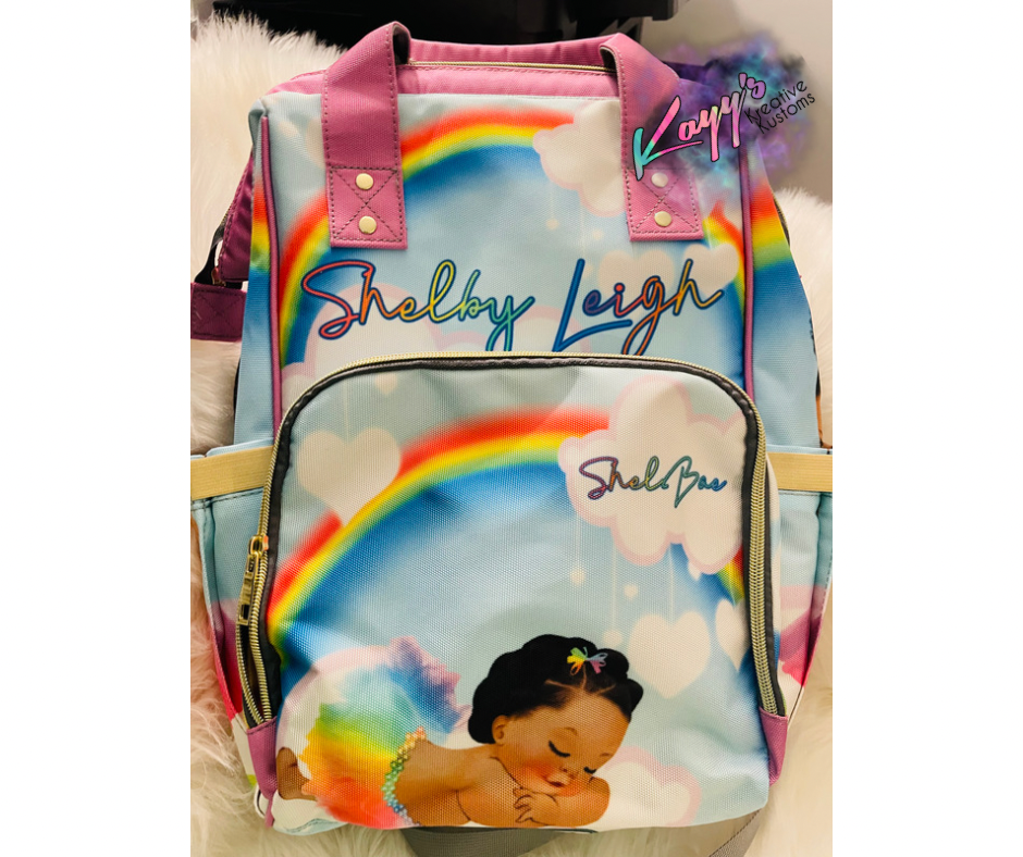 Rainbow Baby Diaper Backpack